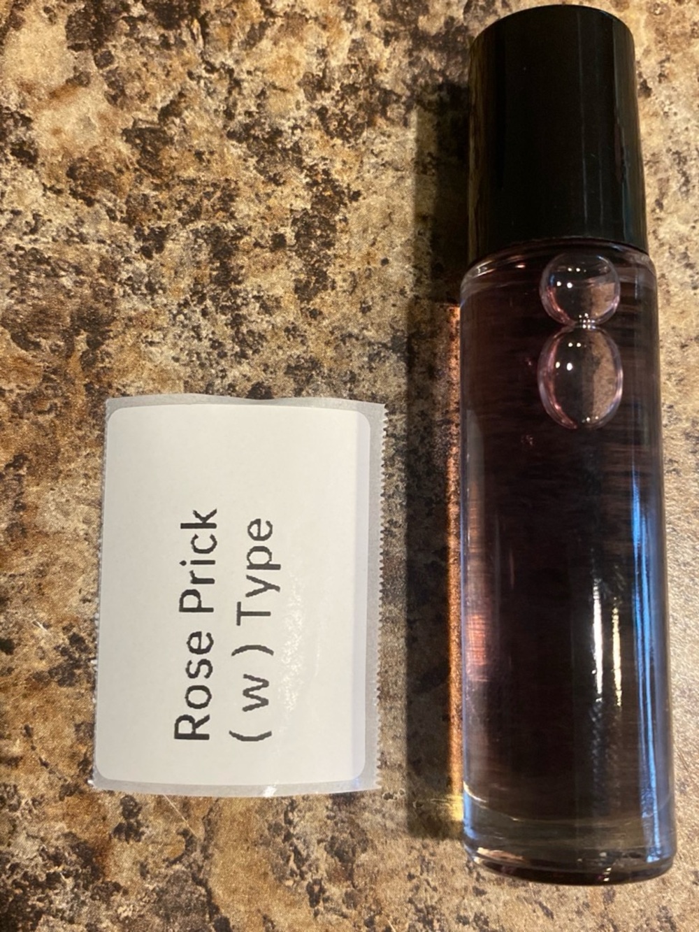 Rose Prick Type Roller Bottle Perfume Oil - Purple